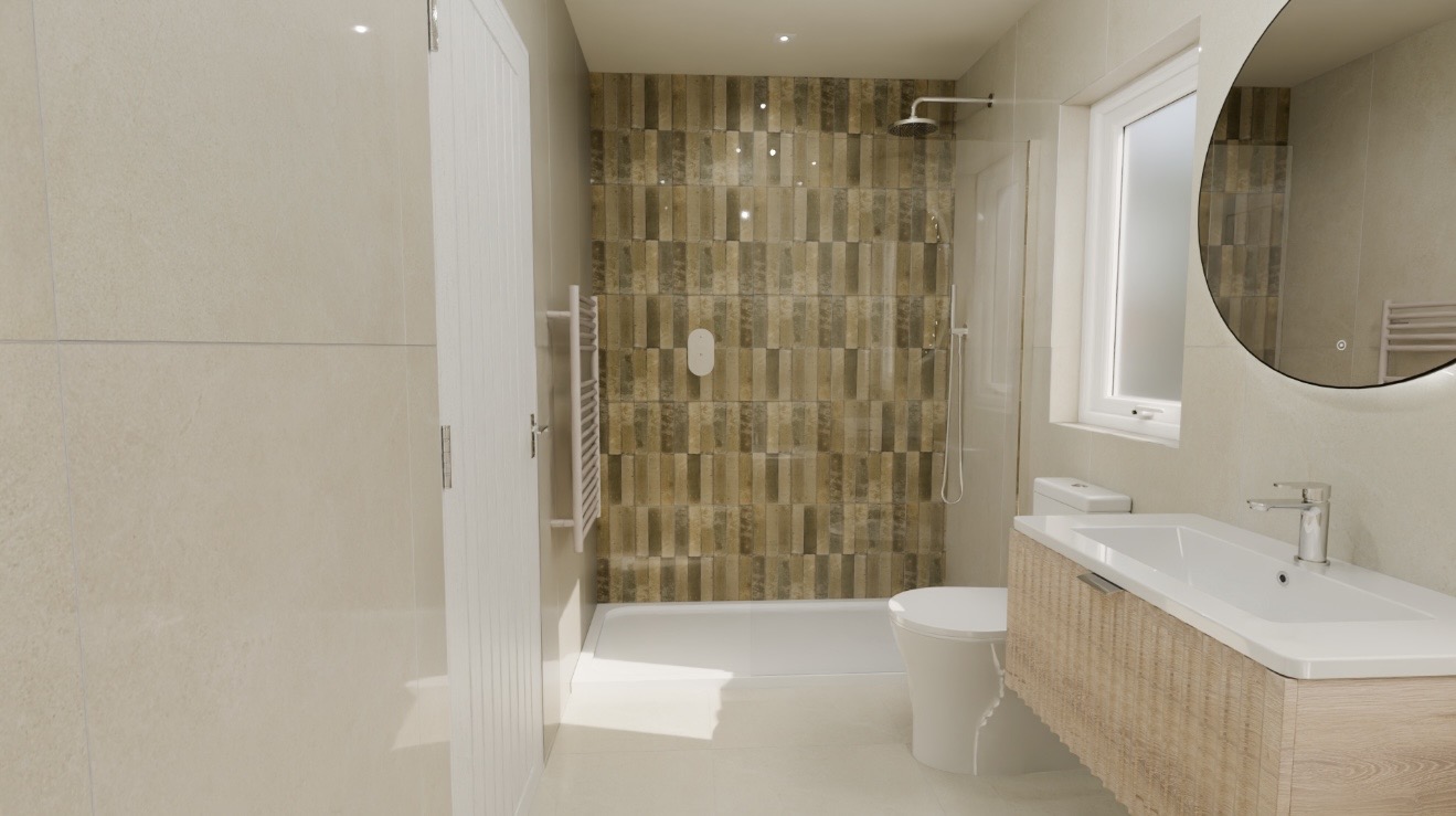 Contemporary bathroom interior